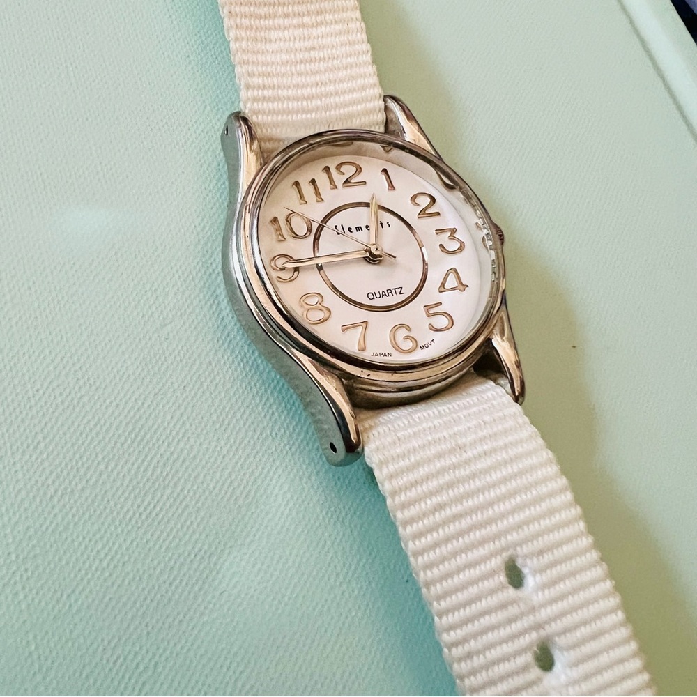 Elements White & Silver Watch - image 4